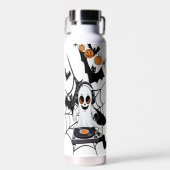 パンプキ不気味ングロー ウォーターボトル (正面)