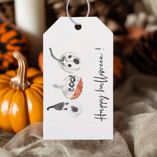 パンプキ不気味ンスパーティー |ハッピーハローウィン ギフトタグ