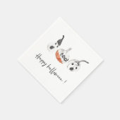 パンプキ不気味ンスパーティー |ハッピーハローウィン スタンダードカクテルナプキン (角)