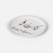 パンプキ不気味ンスパーティー |ハッピーハローウィン ペーパープレート (アングル)