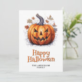 パンプキ不気味ンハッピーハローウィンカード シーズンカード (スタンド正面)