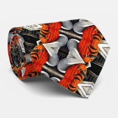 パンプキ不気味ンハロウィンホリデーサタン ネクタイ (ロール)