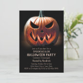 パンプキ不気味ンハロウィーンの衣装パーティー 招待状 (スタンド正面)