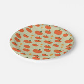 パンプキ不気味ンハロウィーン ペーパープレート (アングル)