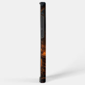 パンプキ不気味ン付き暗黒ハロウィーンの道 SAMSUNG GALAXYケース (右側面)