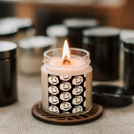 パンプキ不気味ン模様 |ハッピーハローウィン スクエアシール