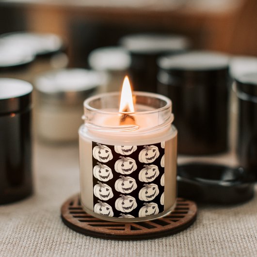 パンプキ不気味ン模様 |ハッピーハローウィン スクエアシール