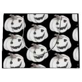 パンプキ不気味ン模様 |ハッピーハローウィン ラージペーパーバッグ (正面)