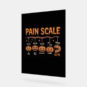 パンプキ不気味ン痛みスケール外傷ナーストリアージホール アクリルサイン (傾斜)