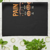 パンプキ不気味ン痛みスケール外傷ナーストリアージホール キッチンタオル (折り畳み)