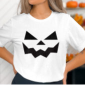 パンプキ不気味ン顔ハロウィーンTシャツ Tシャツ