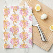 パンプキ名門私立校風のンボウズ感謝祭お祝いパーティー キッチンタオル (四つ折り)