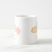 パンプキ名門私立校風のンボウズ感謝祭お祝いパーティー コーヒーマグカップ (中央)