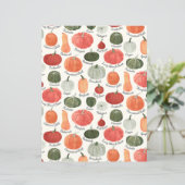 パンプキ図解入りの、写真付きのン型スクラップブック紙 (スタンド正面)