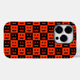 パンプキ市松模様にン顔 Case-Mate iPhone 14 PROケース