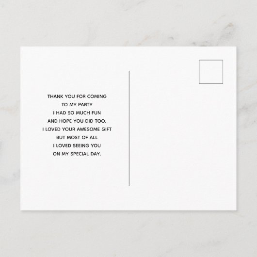 パンプキ幽霊のよく出るンハウスと幽霊&こうもりありがとう ポストカード (裏面)