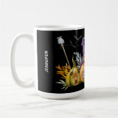 パンプキ幽霊のよく出るンハウスウィズ幽霊&こうもり コーヒーマグカップ (左)