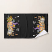 パンプキ幽霊のよく出るンハウスウィズ幽霊&こうもり バスタオルセット (ハンドタオル)