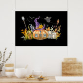 パンプキ幽霊のよく出るンハウスウィズ幽霊&こうもり ポスター (キッチン)