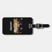 パンプキ幽霊のよく出るンハウスウィズ幽霊&こうもり ラゲッジタグ (正面横)