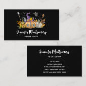 パンプキ幽霊のよく出るンハウスウィズ幽霊&こうもり 名刺 (正面/裏面)