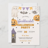 パンプキ幽霊のよく出るン&幽霊バッシュカード 招待状 (正面)