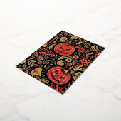 パンプキ幽霊のよく出るン 箔シーズンポストカード (回転した状態)