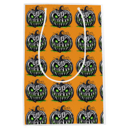 パンプキ怒ン ミディアムペーパーバッグ