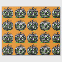 パンプキ怒ン ラッピングペーパー
