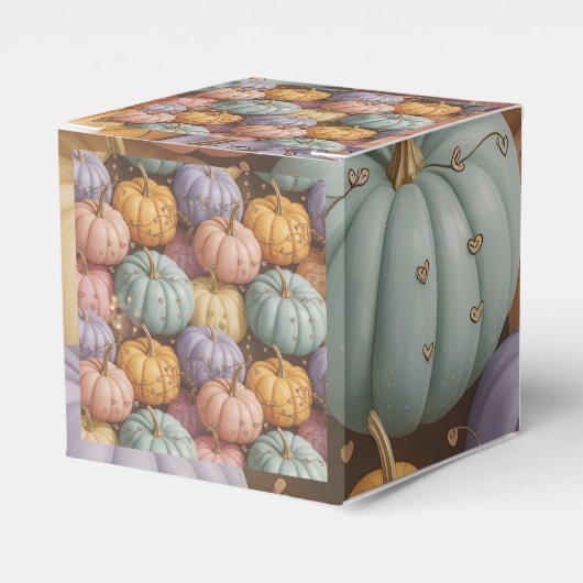 パンプキ数々のン模様 フェイバーボックス (正面サイド)