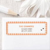 パンプキ男女兼用ンベビーシャワー差出人住所 ラベル (インサイチュ)