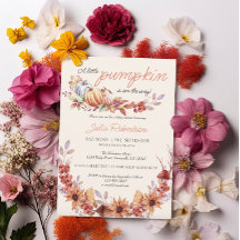 パンプキ男女兼用ン秋素朴ベビーシャワー