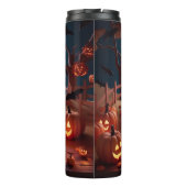 パンプキ白熱［赤熱］光を放つンハロウィーン タンブラー (裏面)