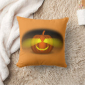 パンプキ白熱［赤熱］光を放つン –  クッション (ブランケット)