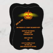 パンプキ白熱［赤熱］光を放つン – フラットカード (正面/裏面)