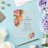 パンプキ素朴ンの友情 アクリル招待状 (インサイチュ (ウェディング))