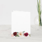 パンプキ素朴ンスモダンカントリー秋サンキューカード 招待状 (裏面)