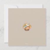 パンプキ素朴ンス秋ハーベスト結婚の感謝 (裏面)