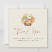 パンプキ素朴ンス秋ハーベスト結婚の感謝 (正面)