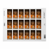 パンプキ素朴ンス秋バーン結婚式の引き出物ラベル ラベル (フルシート)