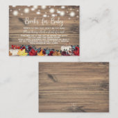 パンプキ素朴ンティール（緑がかった色）燃えたオレンジ色のブックリクエスト 名刺 (正面/裏面)