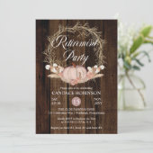 パンプキ素朴ンパンパスリース退職パーティー 招待状 (スタンド正面)