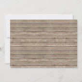 パンプキ素朴ンファースト誕生日招待状オレンジ 招待状 (裏面)