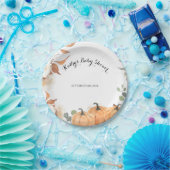 パンプキ素朴ンフローラパーティー紙プレート ペーパープレート (パーティー)