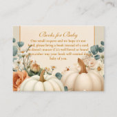 パンプキ素朴ンフローラベビー エンクロージャーカード (正面)