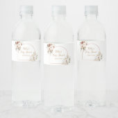 パンプキ素朴ンフローラボホアーチ秋インlove ペットボトルラベル (ボトル)