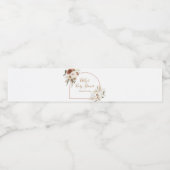 パンプキ素朴ンフローラボホアーチ秋インlove ペットボトルラベル (シングルラベル)