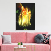 パンプキ素朴ンブロッサムキャンバスプリント キャンバスプリント (インサイチュ (リビング))