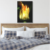 パンプキ素朴ンブロッサムキャンバスプリント キャンバスプリント (インサイチュ (寝室))