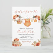 パンプキ素朴ンベビーウェアベビー散布機 招待状 (スタンド正面)